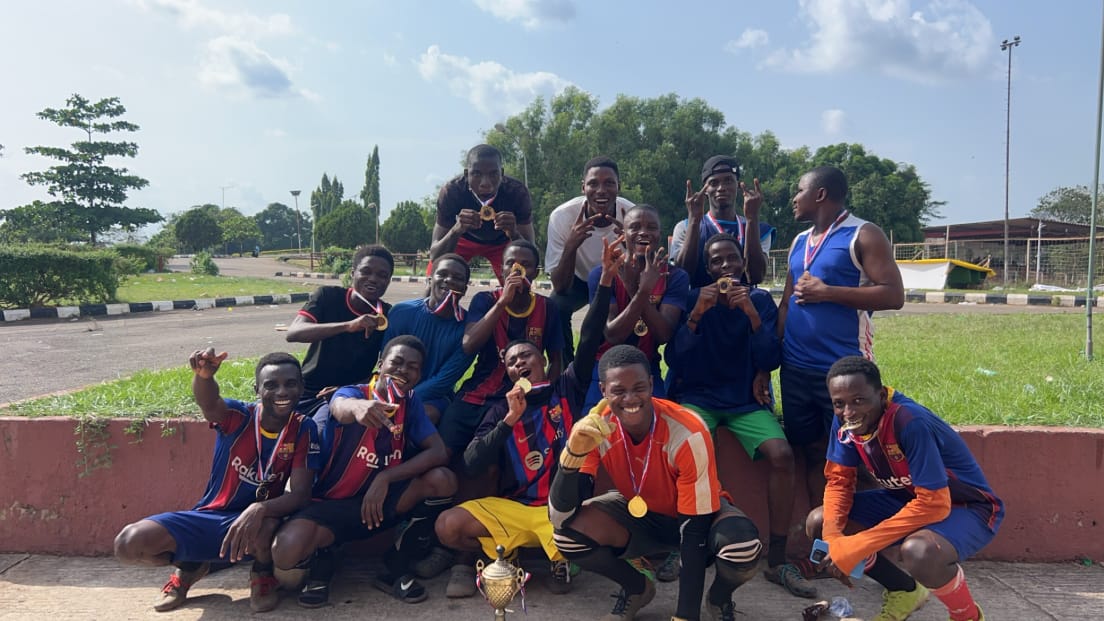 FutaNaces's tweet photo. The NACESITES cup officially comes to an end
With the Class of '24 - The Penultimate students as the very first champions of the Computer Engineering Department

Special appreciations to everyone who made it possible
@FutaBro @FUTAkure #FOOTBALL #FUTABRO #FUTA #hearmeoutfutarians https://t.co/mckQwYR5iC