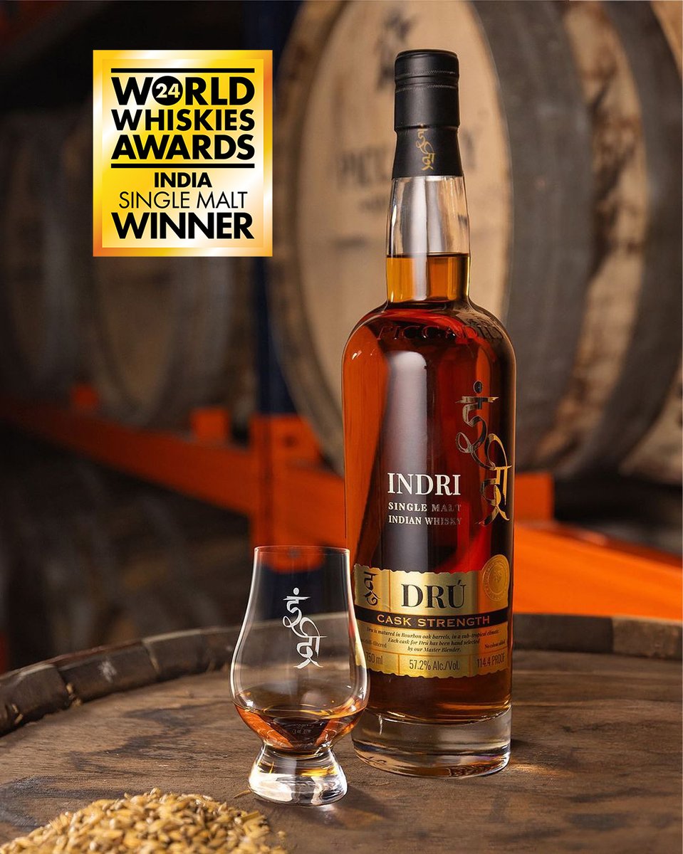 Piccadily Distilleries Makes India Proud Once Again. Indri Dru, Its Cask Strength Expression, Wins the ‘Best Indian Single Malt’ at World Whiskies Awards 2024

#indrisinglemalt #indri #indiansinglemalt #indiasfinestsinglemalt #piccadily #bestindiansinglemalt #worldwhiskiesawards