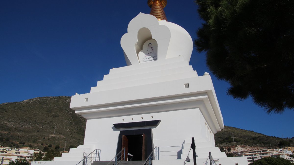 Things To Do in Benalmádena: Visit the Stupa Buddhist Temple This impressive structure is actually the largest Buddhist temple in the western world. It’s so large that it actually has a meditation room inside; perfect to relax and relieve all that accumulated stress!