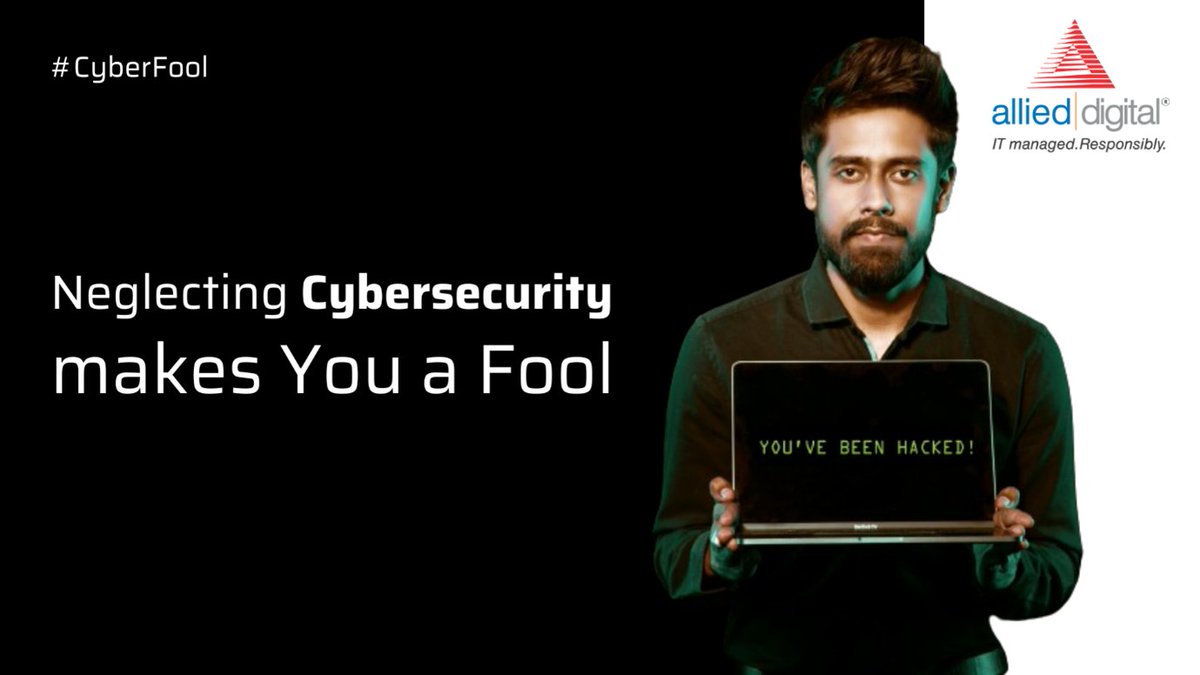 Neglecting cybersecurity isn't just shortsighted—it's downright foolish.
 
Don't be a #CyberFool

Must Read: allieddigital.net/in/blogs/forti…

#aprilfoolsday #foolsday #fool #dontbefool