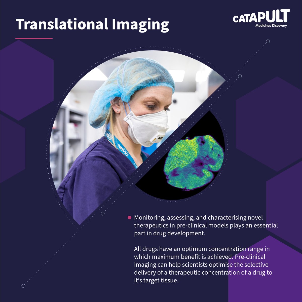 We can support your #DrugDiscovery Our imaging platforms visualise the biodistribution of molecules in cells & tissues, track novel drug delivery & complex medicine modalities. Providing clear evidence of biomarker responses to novel drug candidates. hubs.li/Q02qTpL20