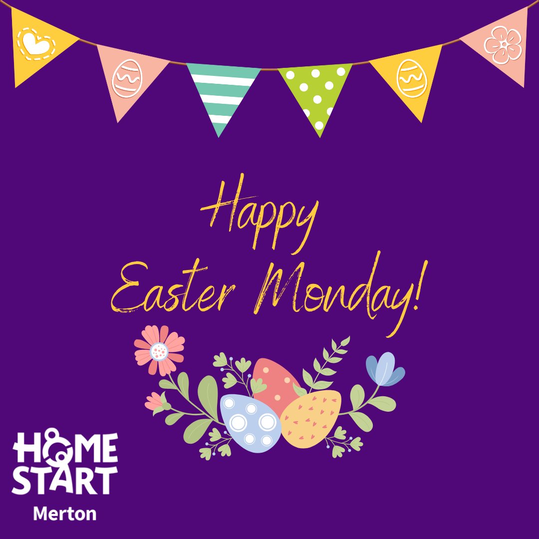 Happy Bank Holiday to all! 🧡💜
#HomeStartSupport #BankHoliday #EasterMonday