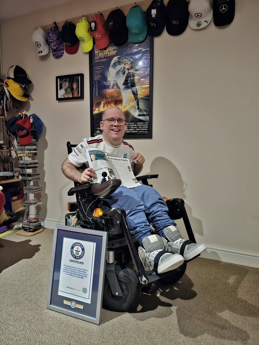 hi <a href="/GMB/">Good Morning Britain</a> Id love the <a href="/LondonMarathon/">TCS London Marathon</a> to allow Powered Wheelchairs to take part This time last year I completed john o'groats to Lands End Becoming a <a href="/GWR/">Guinness World Records</a> holder had my Powered Wheelchair upgraded modified by <a href="/MercedesAMGF1/">Mercedes-AMG PETRONAS F1 Team</a> Id love to set a world record for the london Marathon