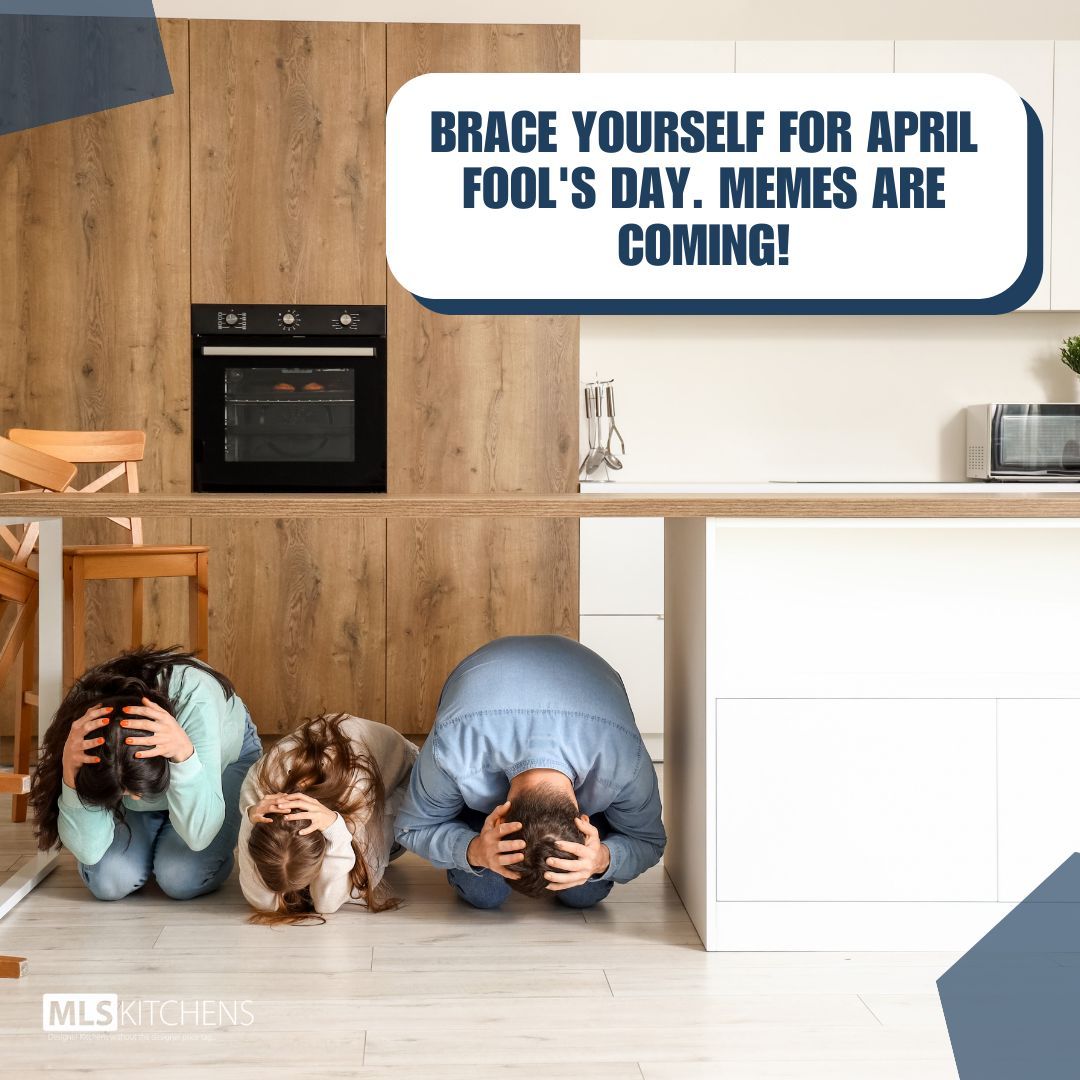 Get ready for April Fool's Day - Memes are on their way! 🃏😄

#kitchenmemes #cookingmemes #foodmemes #newkitchen #homedecor #KitchenDesign