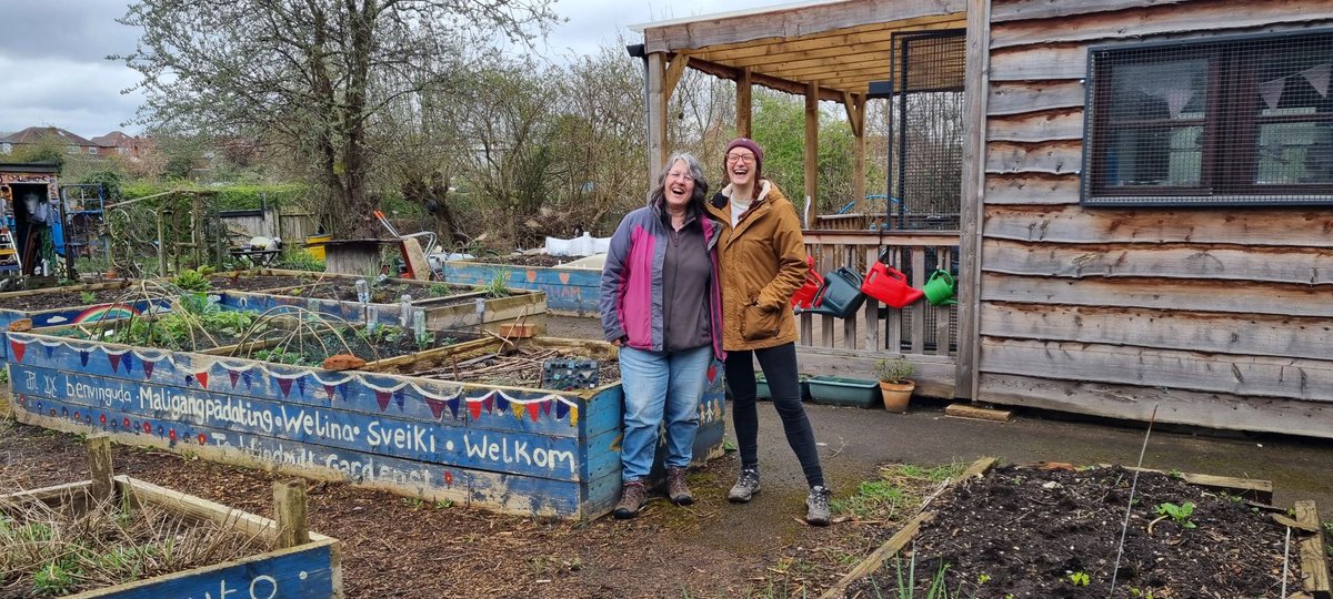 We are offering the opportunity for all NHS Supply Chain colleagues to take two days of paid time per year to volunteer for an organisation of their choice! Here is Rosy, Sustainability Manager, volunteering at Windmill Community Gardens, a lottery funded local food project 🌼