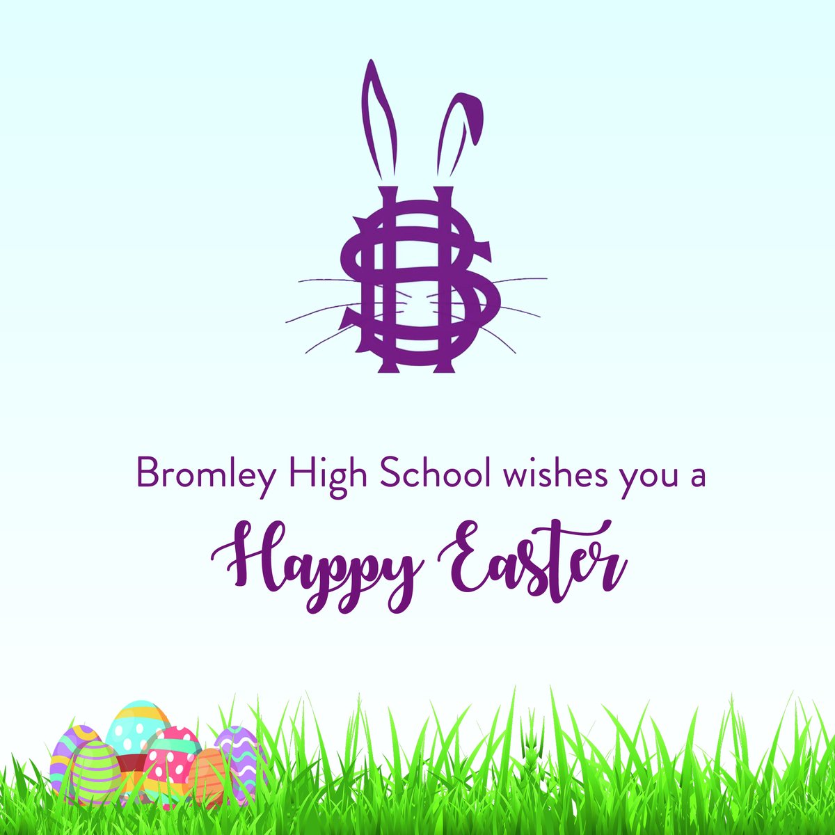 Bromley High School wishes everyone a Happy Easter! 🐣