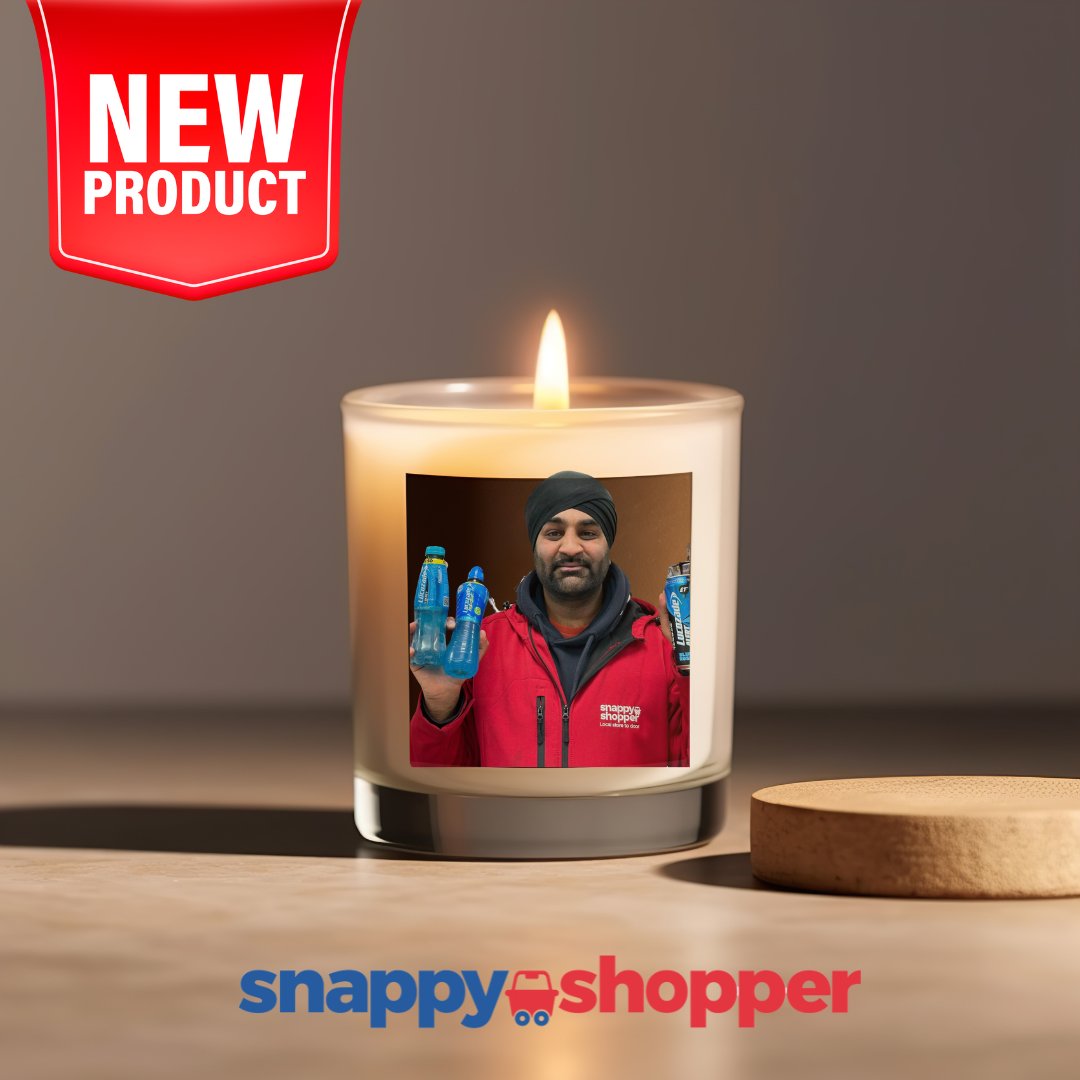 We did it. We created the perfect candle 🕯️ Introducing the Snappy Shopper X Lucozade Energy Blue Burst candle. Embrace the scent of tropical 🌴 Lucozade Original and Lucozade Orange scented candles available at selected stores 👀