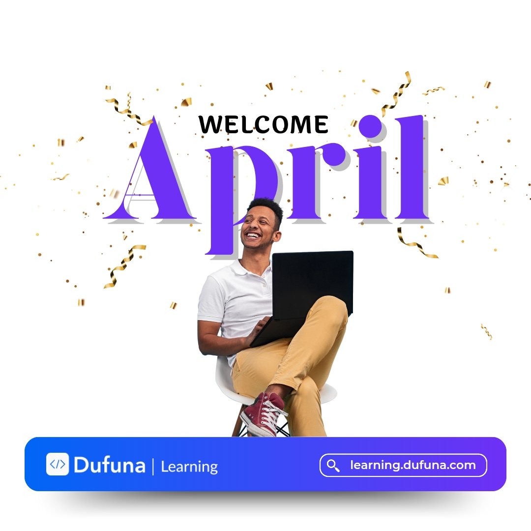 DufunaTech's tweet photo. Happy April!

We wish you an amazing month filled with joy, exciting new opportunities and continued success. Cheers! 🥂🍻

#HappyNewMonth #AprilFoolsDay #continuedsuccess #Dufuna https://t.co/UtPeXGDXpc