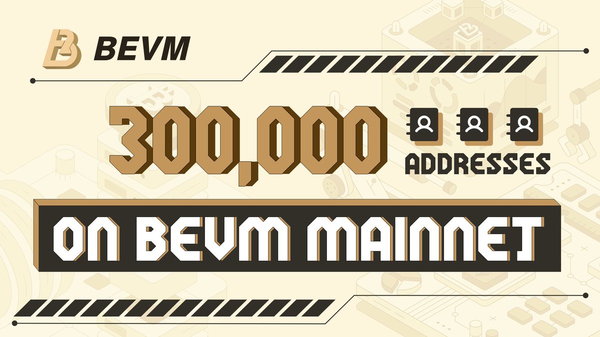 🤩300,000 addresses on #BEVM mainnet in 4 days! Just the beginning. 👉campaign.bevm.io/genesis