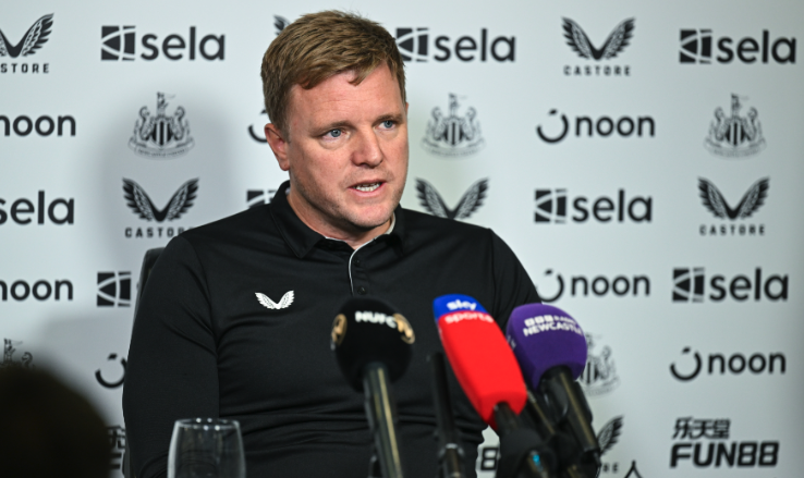 🗣️“No one connected with Newcastle would want to lose him.” ⚫️⚪️Eddie Howe gives Arsenal transfer warning as interest in Toon star grows ✍️|@SimonBird_ mirror.co.uk/sport/football…