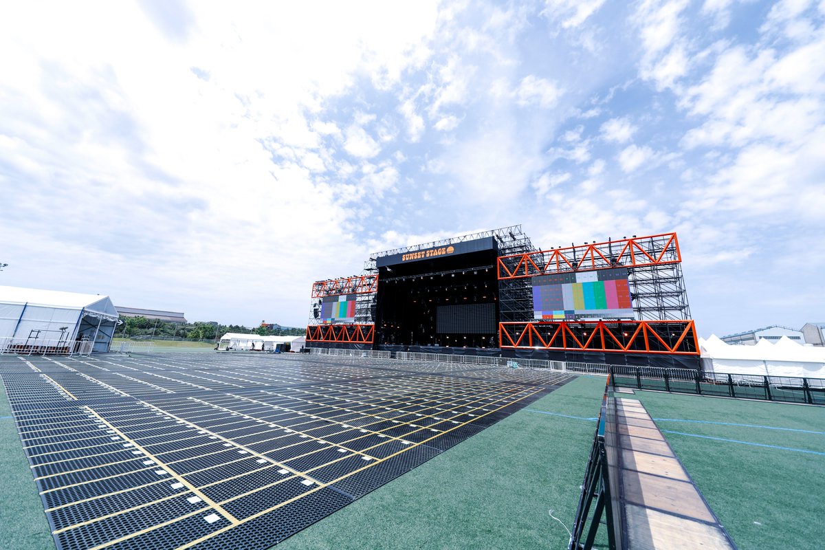 JAPAN JAM 2024】 🔔予告 明後日4/3(水)15:00～ステージ前方入れ替え