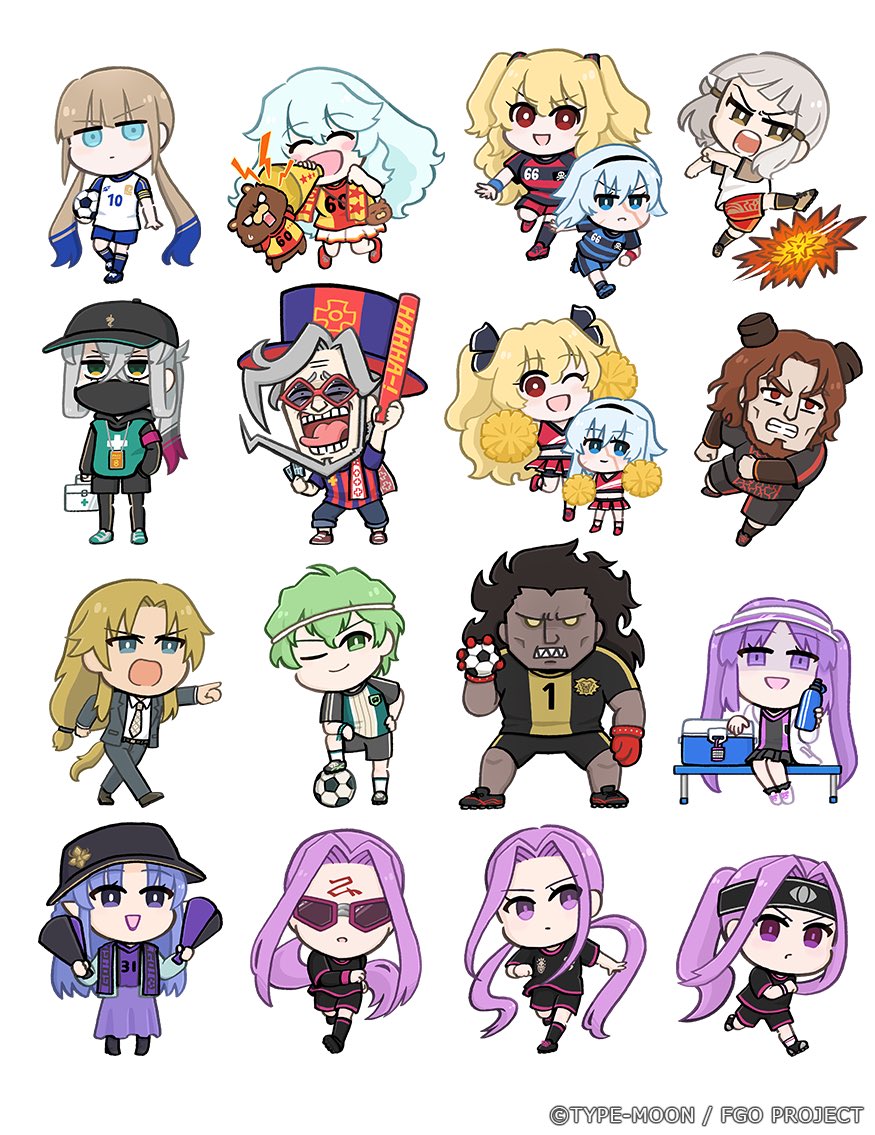 📢Fate超異聞サッカーRPG「Fate/Dream Striker」にてイラスト16…？19