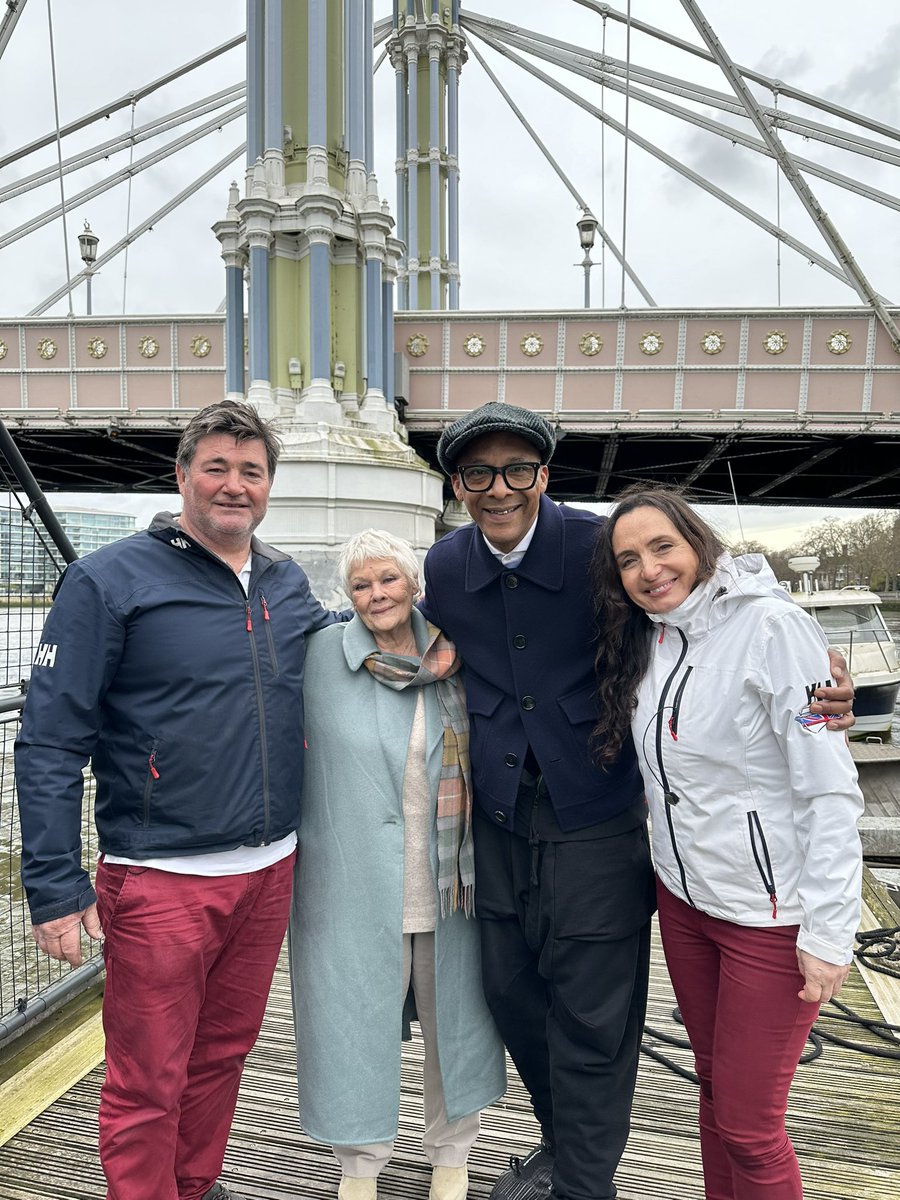 Filming with Dame Judy Dench - what an honour! <a href="/JudiDenchNews/">Dame Judi Dench</a>
