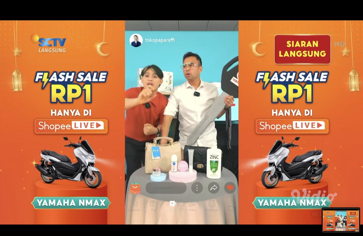 Panggilvee's tweet photo. bener deh ini mah ya, ada  #ShopeeLiveMotorNMaxRp1 yang bikin gue pengen mantengin live shopee terus nih, ada samsung galaxy m54 juga loh ges, gaskeun ah pantengin aja nanti https://t.co/zbiMwuAHHb https://t.co/fS12uR2gJW