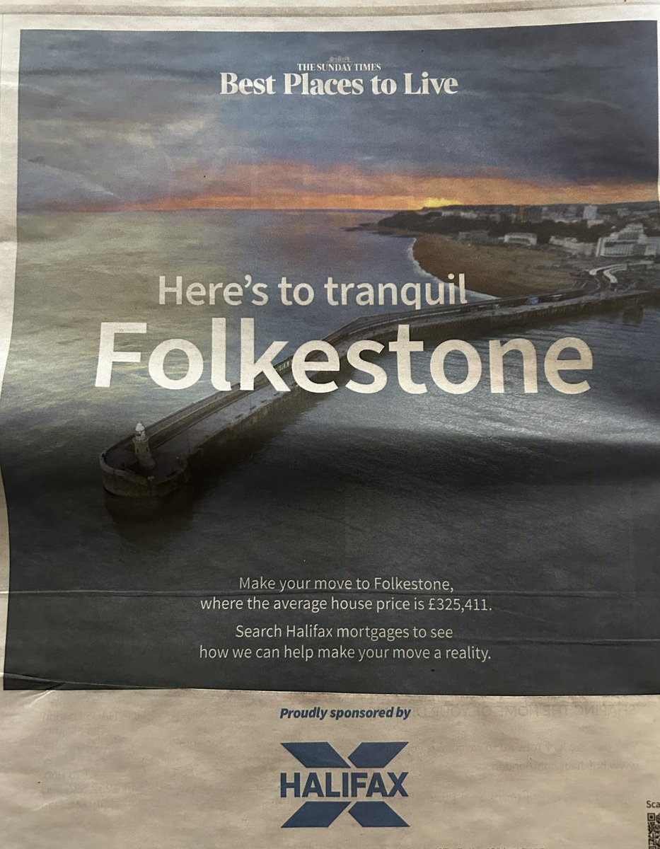 We can all see the progress that #Folkestone has made since 2010, but it is always welcome to see this appreciated by others