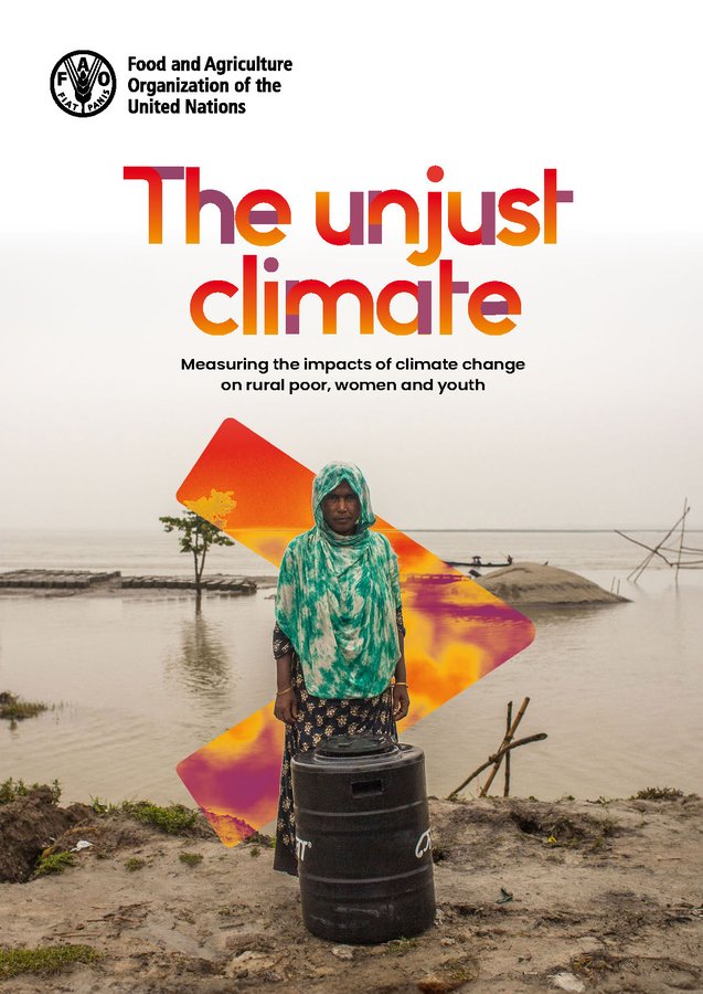 🌍 Don't miss the latest #climate report by @FAO! 📈 It dives deep into the impacts of #climatechange on women, young population & rural poor. #ClimateAction #WomenEmpowerment #Youth #RuralDevelopment 👩👧 👉Report Link: digitallibrary.un.org/record/4039849…