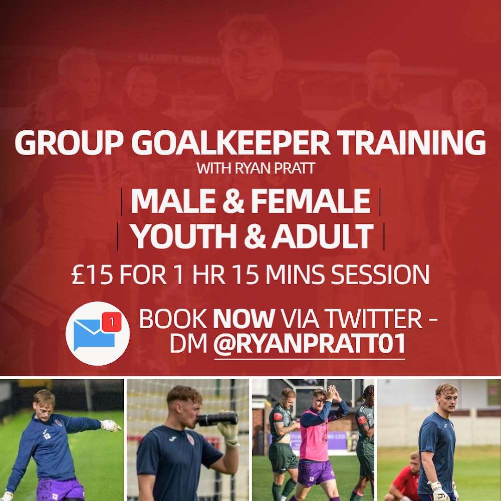 Goalkeeper training tomorrow morning in Stourbridge 10:15am-11:30am for ages up to 17 if anyone wants to come down please drop me a message 👍🏻🧤⚽️