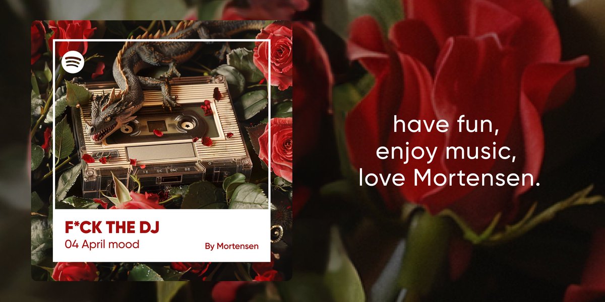 Ja podeu escoltar el F*ck the Dj d'abril, la banda sonora perfecte per aquest mes que enguany comença amb el dilluns més dolç de tot el 2024. Have fun, enjoy music i love Mortensen 👉🏻 open.spotify.com/playlist/4lisq…