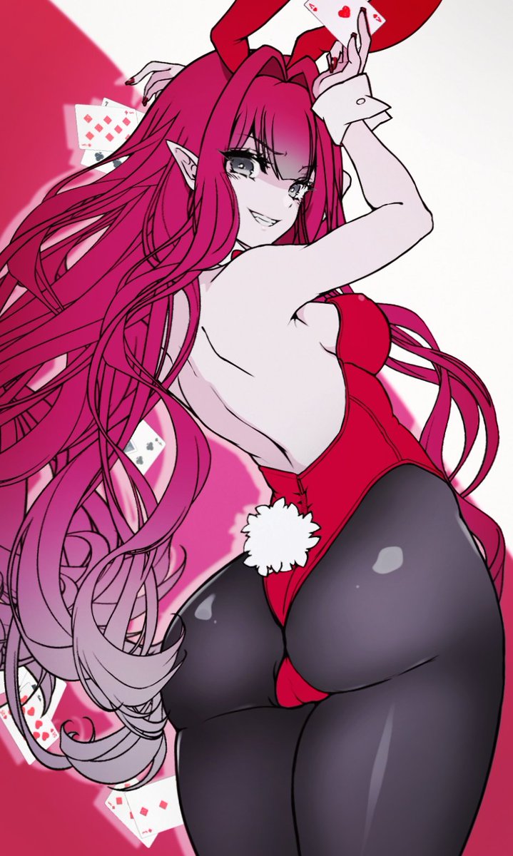 4月1日なのでバニーガールのバーヴァンシーを描きました  #FGO 