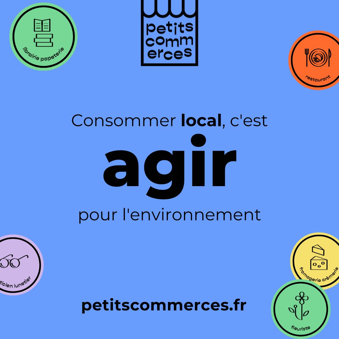 Choisir les petits commerces est bien plus qu'un choix de consommation : c'est un engagement concret en faveur de l'environnement. 💚

Ensemble, soutenons l'achat local et indépendant💪