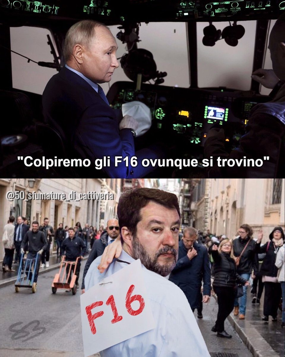 #pescedaprile #Salvini #Putin #F16 #1aprile