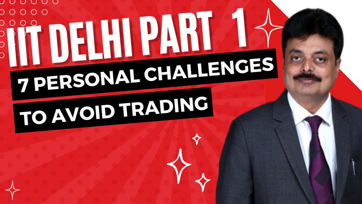 🚀 New Video Alert! Dive into trading psychology and mindset mastery with our IIT-Delhi seminar series. Part 1 is live! Unlock the secrets to trading success and start your journey to mastery. 🌟

🎥 Watch now: youtu.be/xW6f_u9zHbQ

#NewFinancialYear #VerifiedBySensibull