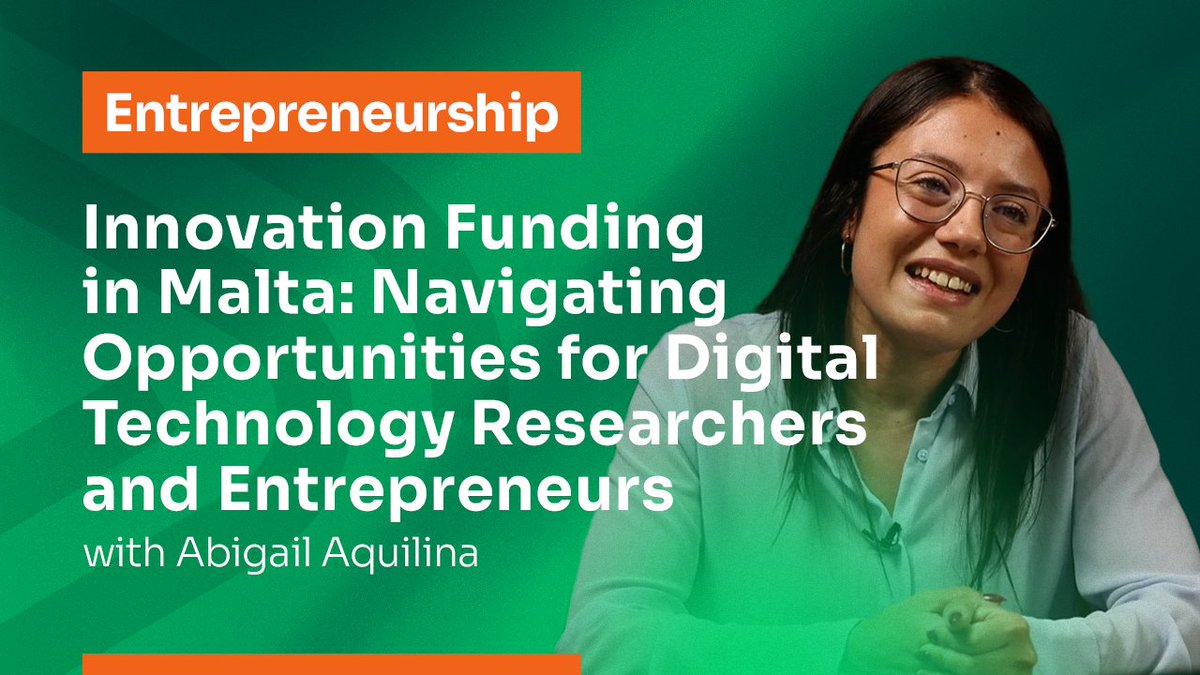 This Thursday, Navigate innovation funding with Abigail Aquilina on our podcast, 'Innovation Funding in Malta: Opportunities for Digital Tech Researchers and Entrepreneurs.'

 🌐💡 Unlock the potential for innovation!

#InnovationFunding #TechOpportunities #Podcast