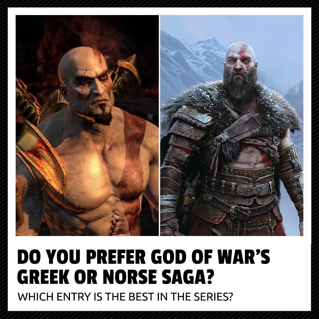 God of War kicked off in 2005, following Kratos through Greek mythology. In 2018, the Norse era began with Kratos' journey through the Nine Realms. Which saga is your favourite? Save on your next game with CeX by trading in your old gadgets! #CeX #gaming #godofwar #consolegamers