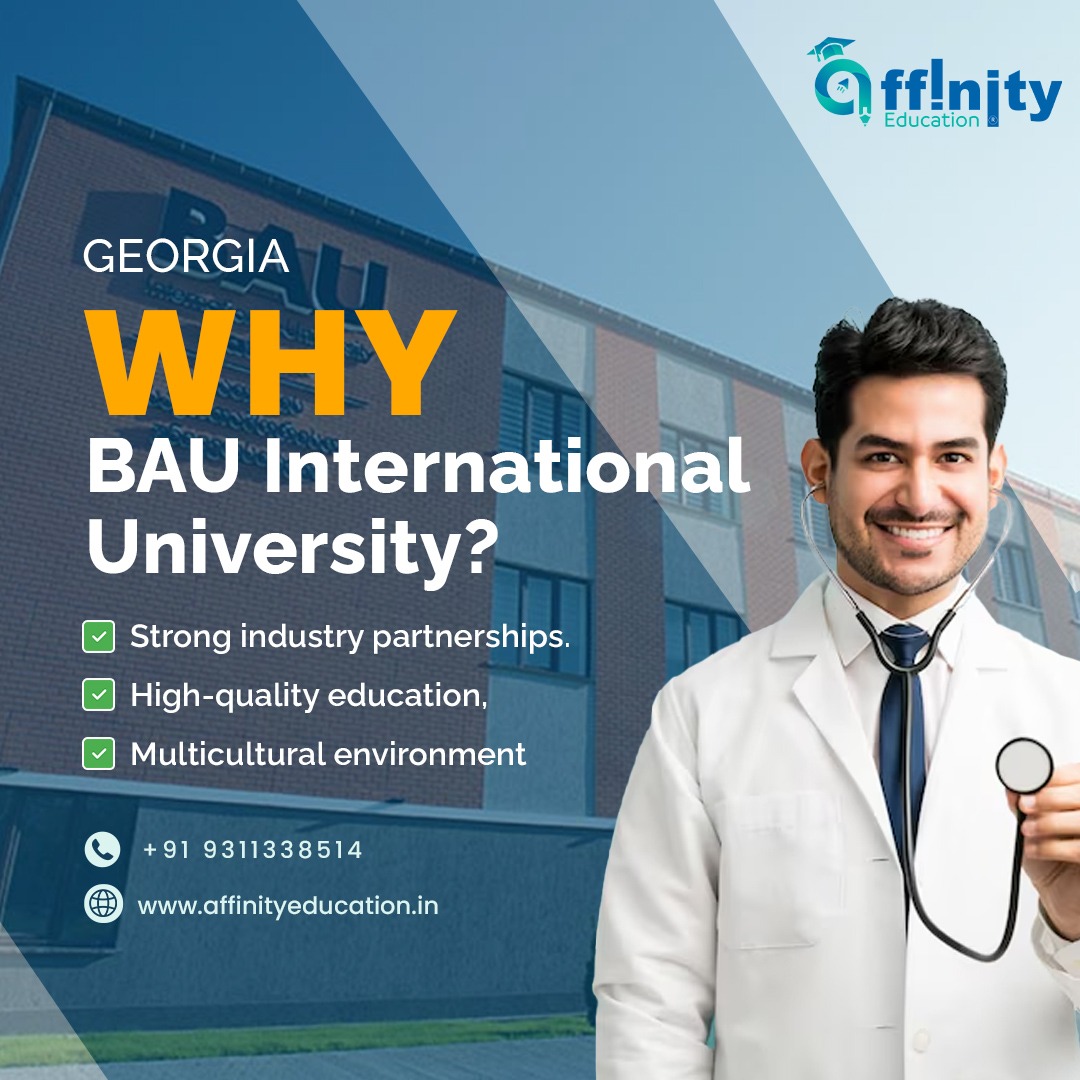 Experience the Power of Strong Industry Partnerships, Exceptional Education, and a Multicultural Environment. Consult with Us Today for Your Path to Success. Book Your Free Consultation Now! #affinityeducation #BAUInternationalUniversity #BAU #Georgia