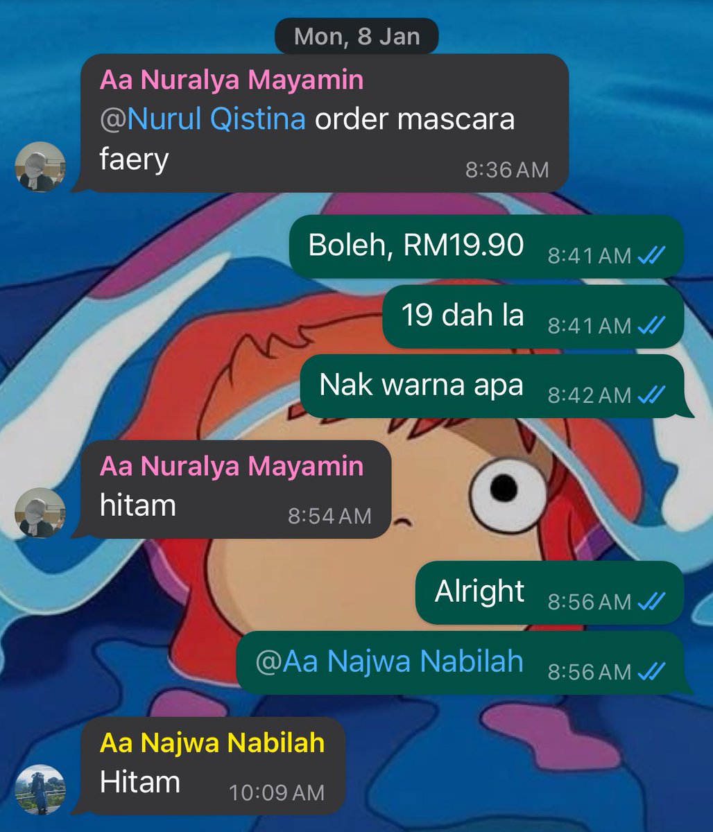 Actually adik-adik i pun pakai <a href="/Faerybeauty/">Faery</a> punya mascara! Diorang pakai hitam