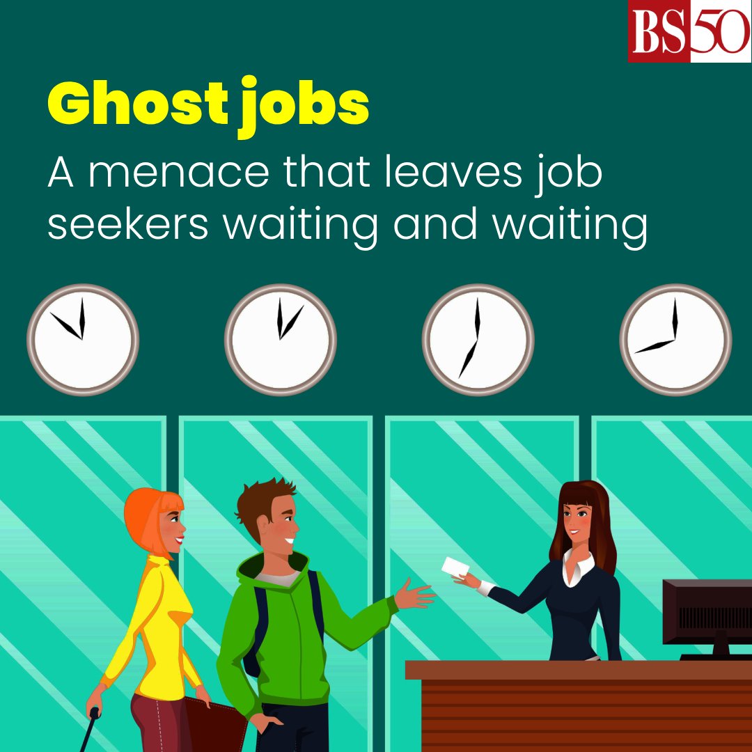An online survey by Business Standard showed that a staggering 73% of participants admitted to falling victim to ghost jobs. What are ghost jobs? And how to identify them? Let's understand 👉 mybs.in/2dUxhVk @surbhiglori @RevelioLabs @devieka_24 #jobseekers