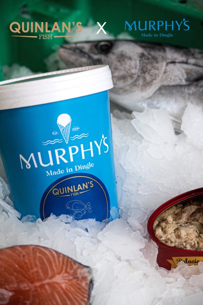 P.2 Salmon Swirl and Tuna Twist 🍣🍨 These brand new delightful flavors will be available in @murphysicecream stores very soon! 💙 We can’t wait for you to taste the magic. Who’s ready to dive in?! 🙌🏼 #BrandCollabortion #KerryBusinesses #InnovativeFlavours #IrishIceCream