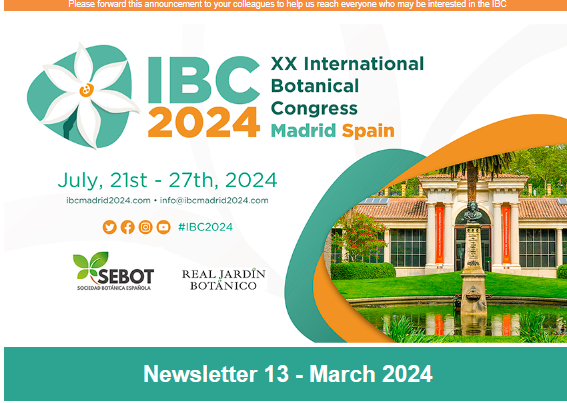 🚐We are pleased to announce that detailed excursion information and prices are now available for 07 of the 17 excursions offered.  

🎟️Please make your reservations as soon as possible. Seats are limited.
👇
acortar.link/qvEWaj

#ibc2024 <a href="/RJBOTANICO/">REAL JARDÍN BOTÁNICO</a> <a href="/OficialSebot/">Sociedad Botánica Española</a>