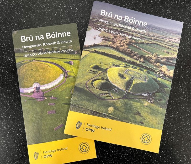 Delighted to have our new visitor guide booklet (right) and free flyer (left) now available at Brú na Bóinne! #JewelsOfHistory #WorldHeritage #OPW #HertiageIreland #IrelandsAncientEast #FailteIreland #DiscoverBoyneValley #CountyMeath