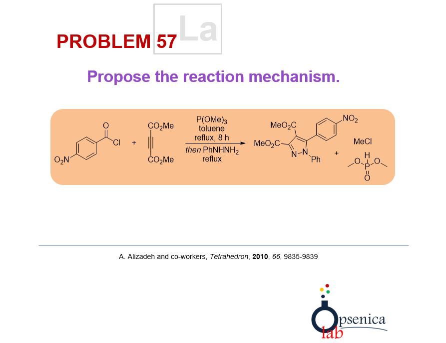 New problem is here 😊📚 #reaction #mechanism #mechanismmonday #organicchemistry #heterocycles