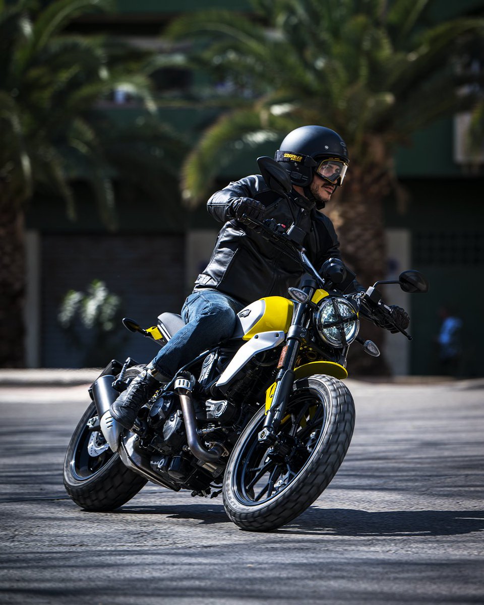 Feel the freedom as you ride under the blazing sun ☀️ Let the good times roll! #Scrambler #Ducati