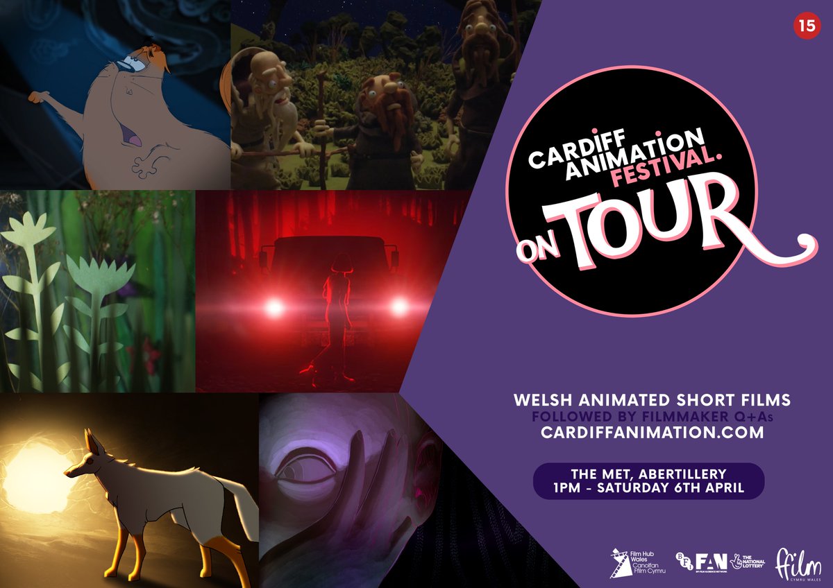 On Saturday 6th April we're heading to @MetAbertillery! Join us for an hour of animated short films made in Wales and by Welsh animators followed by Q+As! Films start at 1pm! See you there!🍿 🎟 cardiffanimation.com/caf-on-tour-we…