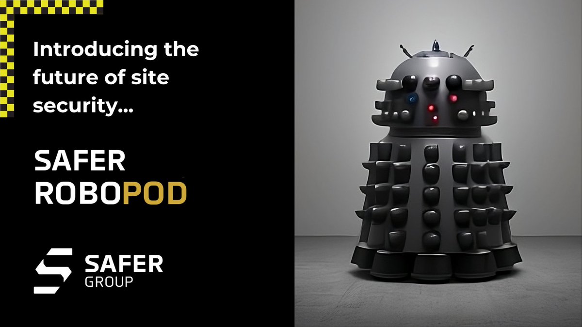 Introducing the Safer RoboPod! 🤖🎉 Get ready to say 'April Fools!' to would-be intruders with this cutting-edge, slightly tongue-in-cheek system. For less fantastical security solutions ➡️ safer-group.com #Construction #Rail #CivilEngineering #Retail #Security