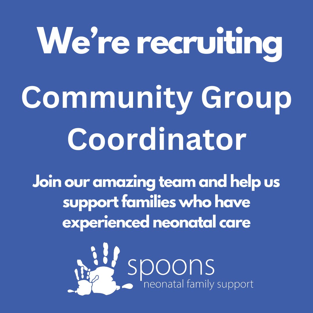 #Jobvacancy #GreaterManchester #EarlyYearsJobs There's just a week left to apply for our Community Group Coordinator role. Find out more >> spoons.org.uk/get-involved/c…