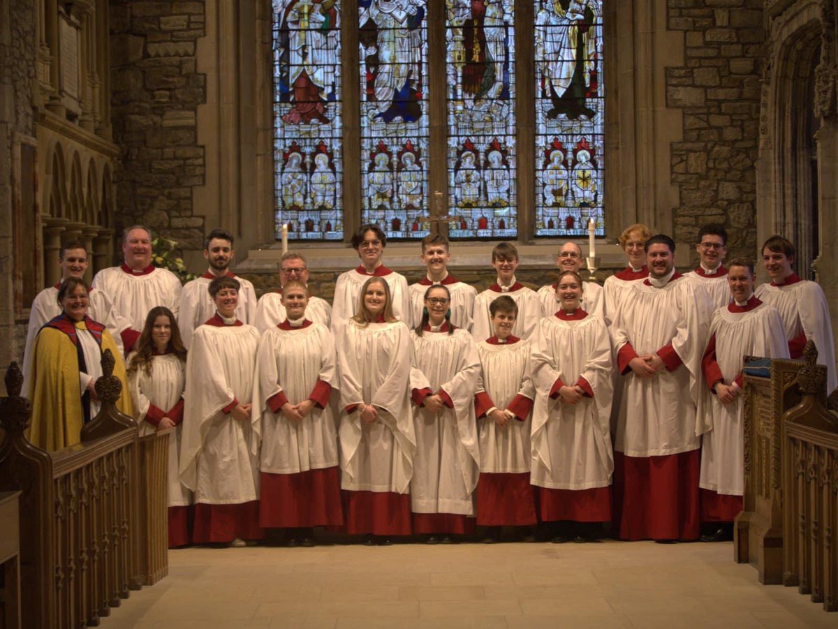 Friends, Happy Easter from Sheffield Cathedral Choir, the Dean and our Organists.