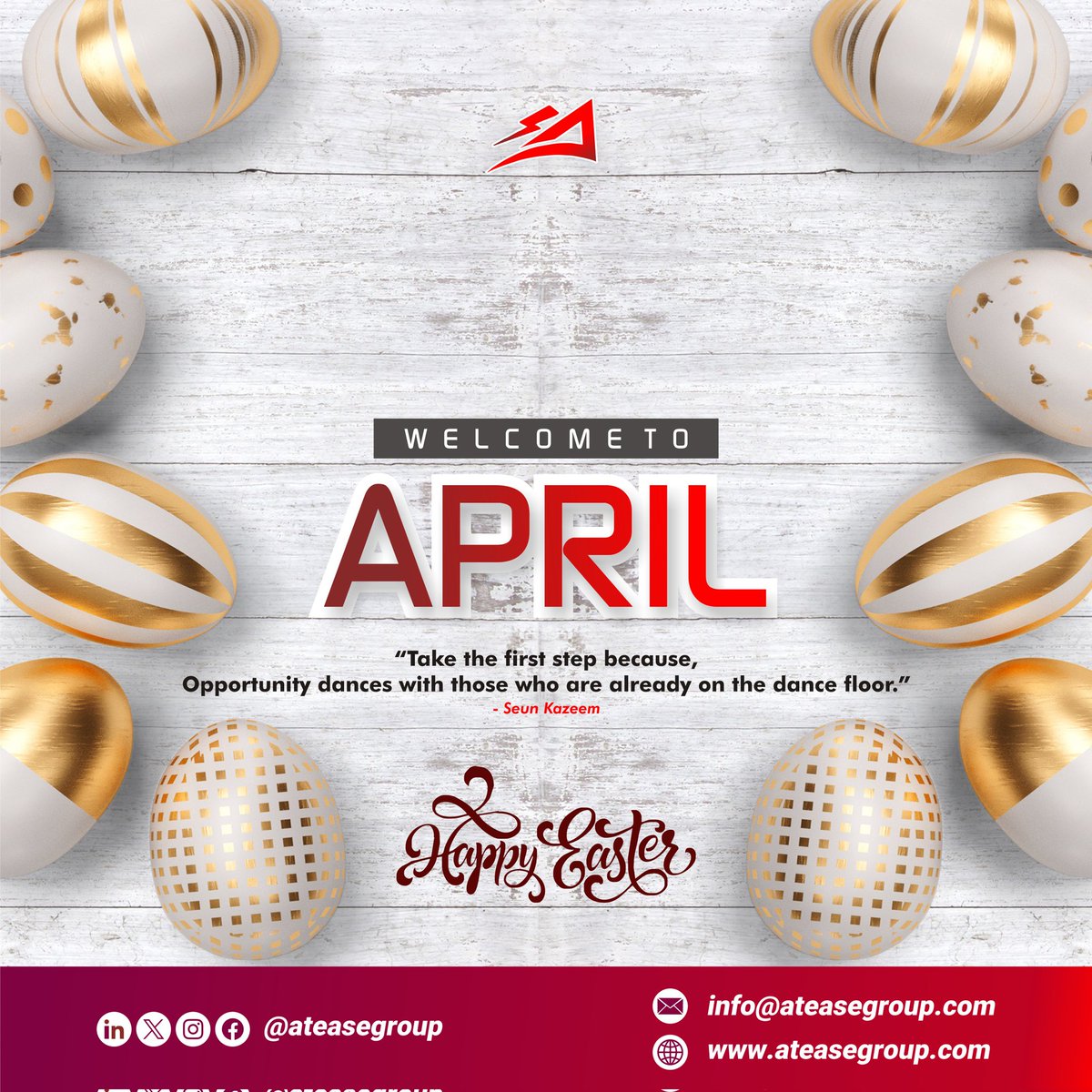 It's a New Month... Take a first step because, opportunity dances with those who are already on the dance floor

#AprilFoolsDay #EasterMonday
Breaking News Omotara Johnson
Dangote Yorubas