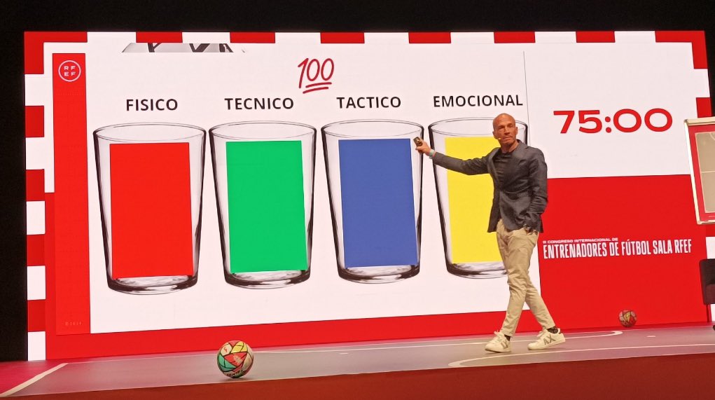 La verdadera dificultad como entrenador es llenar todos los vasos al 💯 de forma individual y colectiva. 

#gestionemocional
#PonenJuegoTuEmocion
#inteligenciaemocional 
#gestionDelFutbolista
#siemocionaEsbueno