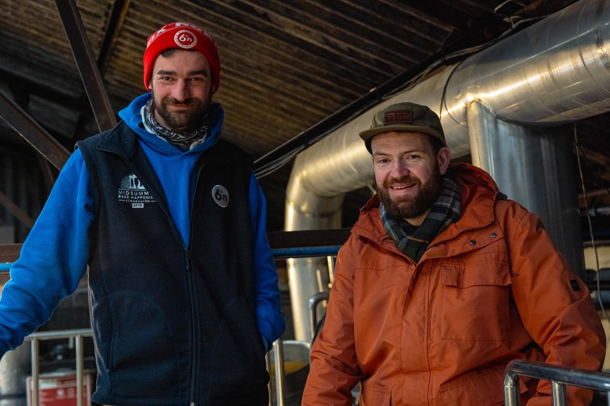 Our old pal Kerr joins us in Laurencekirk today as we brew our first ever non-alcoholic beer! 🤯 What should we call the release?

#NotAnAprilFools