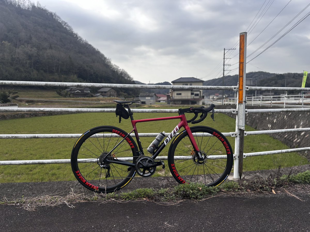 dizoシェイクダウン🚴
フレームのほどよいウィップで、ダンシングした時にグングン進んでくれる
軽量ホイールつけてるのに、平地も少ないパワーで進んでくれるぞ👍
流石、オールラウンドフレーム
レース強度で走るのが楽しみだ🤩

#dizobike
#ourea
#DREAMWORKS
#ソナリア