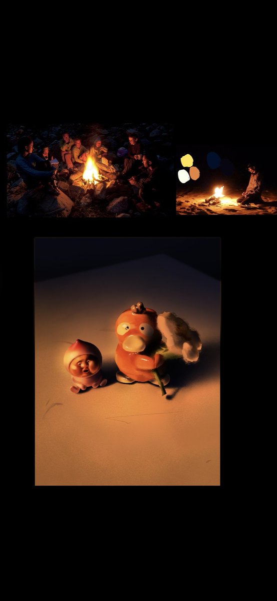 #PleinAirpril Day 1 + night and fireplace lighting exercises