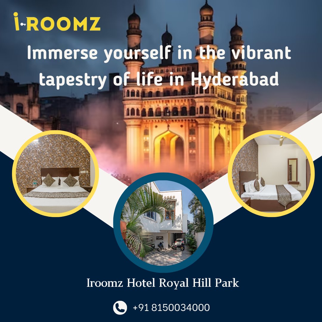 Experience the enchanting allure of Hyderabad as it weaves together history, culture, and modernity into a vibrant tapestry of life.

 call : +91 8150034000 

#Hyderabad #Charminar
 #HussainSagarLake #HyderabadiCuisine #OldCity #ModernHyderabad #CityOfCulture #CityOfHistory