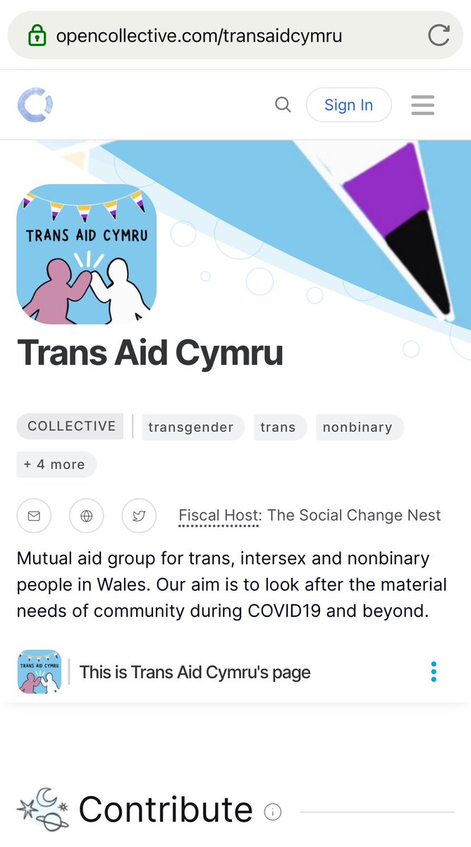 I figure it would be good to share @transaidcymru with my Twitter You can set up monthly donations as small or large as you like, or make a one time payment to support A few set a DD up for the first of the month Support our trans siblings 🏳️‍⚧️❤️ opencollective.com/transaidcymru