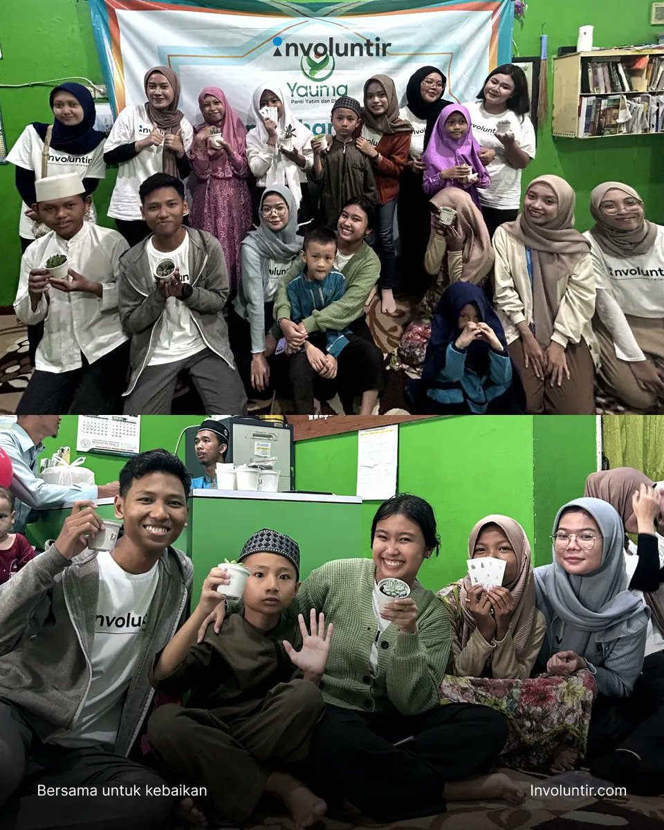 involuntir's tweet photo. ✨ Halo Voluntiran✨

Minggu kemarin Involuntir Surabaya mengadakan kegiatan sosial kembali di Panti Auhan Yauma Kalijudan 

Ini dia beberapa moment kebahagiaan adik-adik saat kegiatan berlangsung ☺️✨

#involuntir #volunteersurabaya #relawan #infovolunteer https://t.co/v6yBIMWPgm