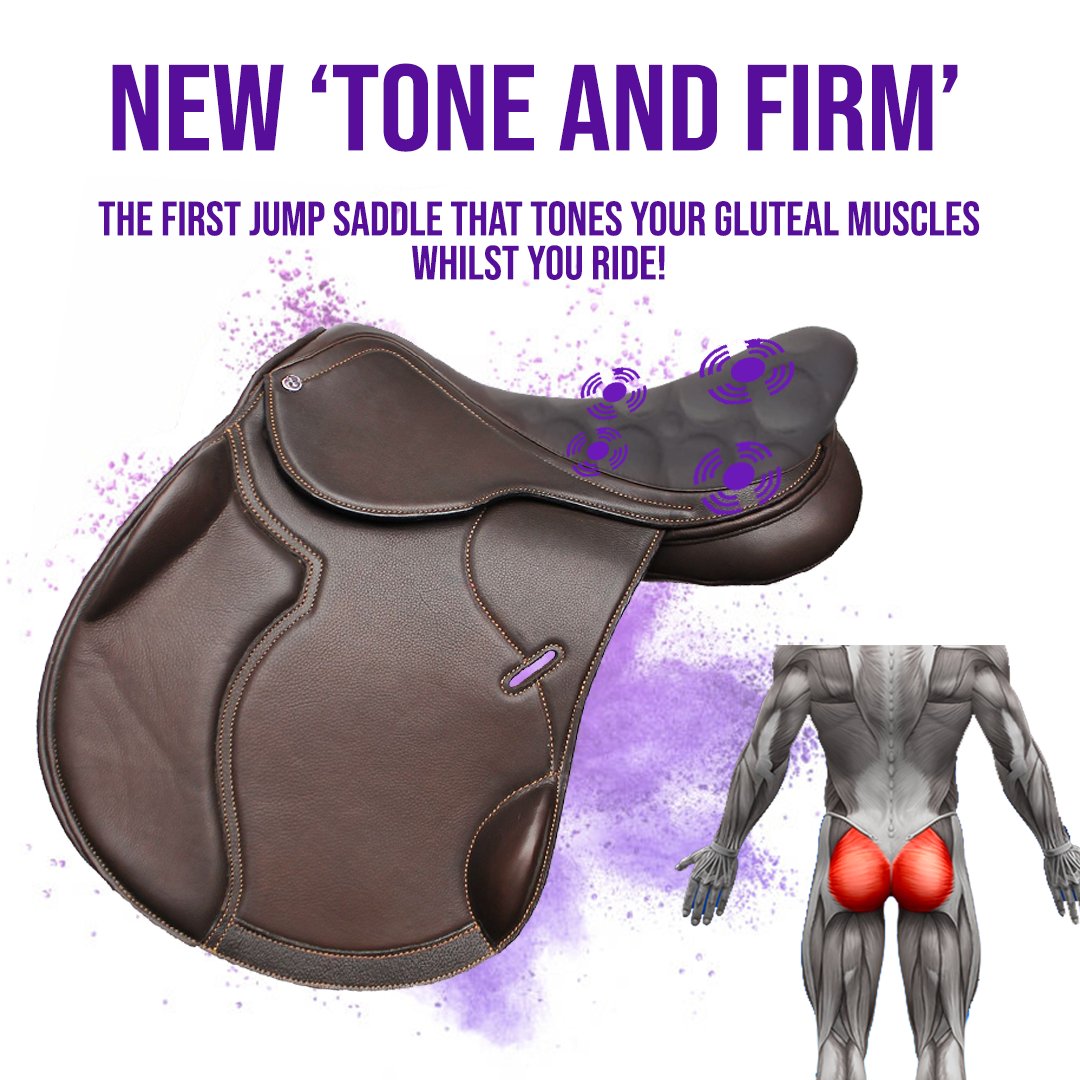 Ever feel like you're missing out on a workout while riding? We've got your back 💪 Introducing our Cavaletti Tone and Firm Saddle! The first Jump Saddle that tones and firms your glutes while you ride 🏇 Shop with the link in the bio and get your workout on! ✨ . . . #hor ...