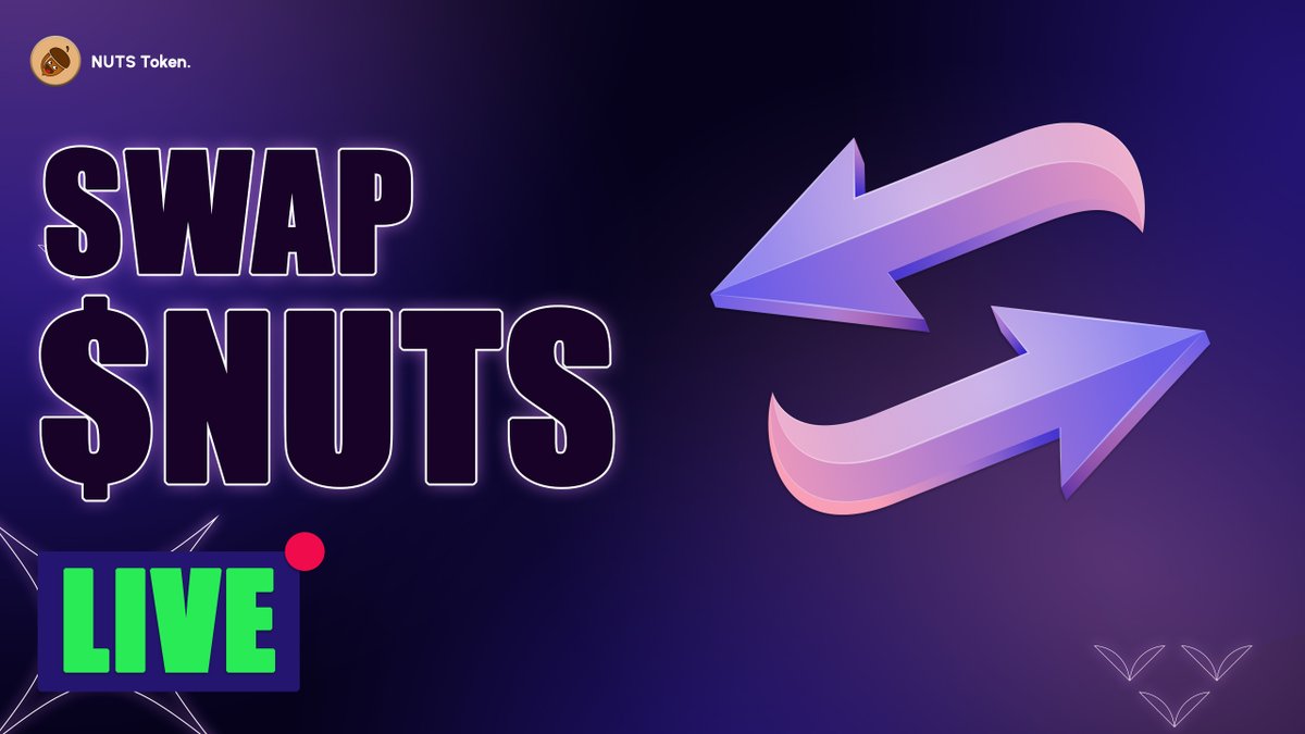 📢 $NUTS is now live on <a href="/OneDex_X/">OneDex</a> !

@PulsarTransfer send 0.5 EGLd to 150 reactions

🔁 Swap: swap.onedex.app/swap?firstToke…

💧 Provide Liquidity: swap.onedex.app/pool
🔥 LP has been burned.

🚀 Be fast, be $NUTS, let's moon! 😜

#MultiversX